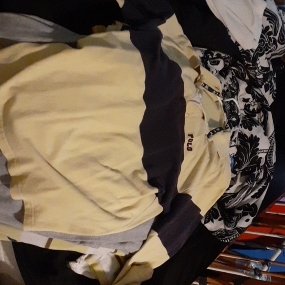 Blue and yellow polo shirt - Picture 2 of 2